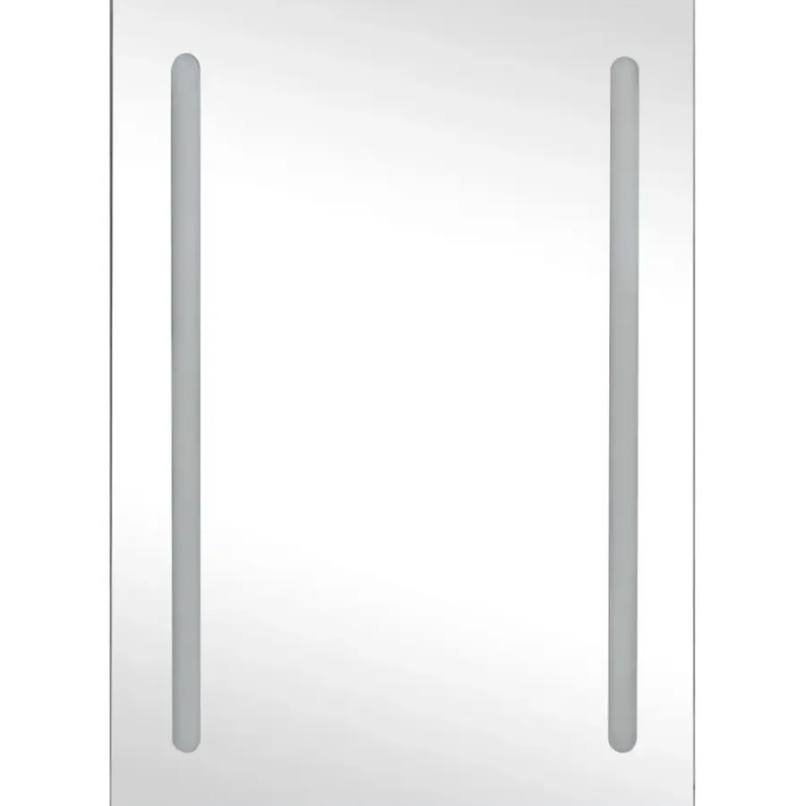 Spiegelkasten-vidaXL - Badkamerkast - Antraciet - MDF