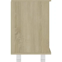 Wastafelkasten-vidaXL - Badkamerkast - Bruin - Bewerkt hout