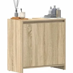 Wastafelkasten-vidaXL - Badkamerkast - Bruin - Bewerkt hout