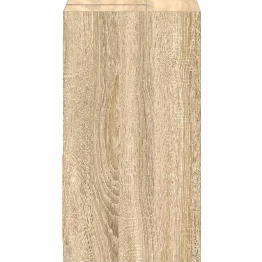 Wastafelkasten-vidaXL - Badkamerkast - Bruin - Bewerkt hout