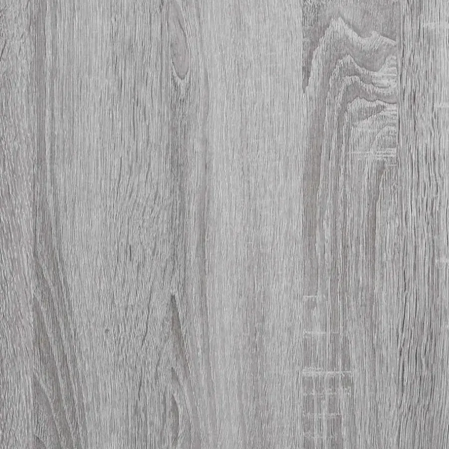 Wastafelkasten-vidaXL - Badkamerkast - Grijs - Bewerkt hout