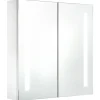 vidaXL - Badkamerkast - Wit - MDF - 62 x 14 x 60 cm