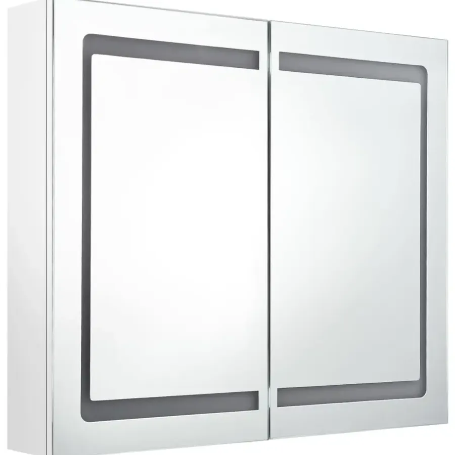 vidaXL - Badkamerkast - Wit - MDF