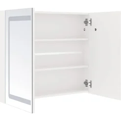 vidaXL - Badkamerkast - Wit - MDF