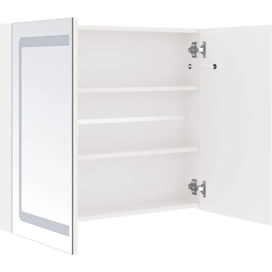 vidaXL - Badkamerkast - Wit - MDF
