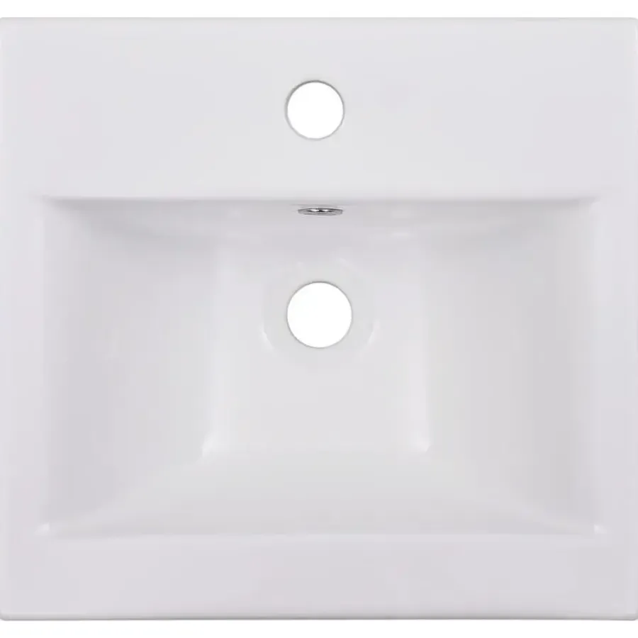 Badmeubelsets-vidaXL - Badkamermeubelset - Wit - Bewerkt hout - 41 x 38.5 x 46 cm