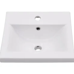 vidaXL - Badkamermeubelset - Wit - Bewerkt hout - 41 x 38.5 x 46 cm