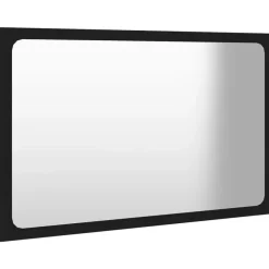 Badmeubelsets-vidaXL - Badkamermeubelset - Zwart - Bewerkt hout - 60 x 38.5 x 46 cm