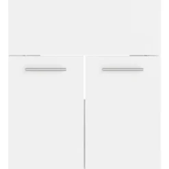vidaXL - Badkamermeubelset - Wit - Bewerkt hout - 41 x 38.5 x 46 cm