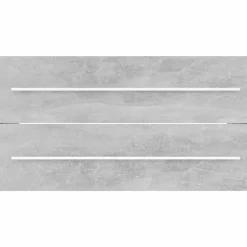 vidaXL - Badkamermeubelset - Grijs - Bewerkt hout