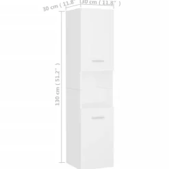 Badmeubelsets-vidaXL - Badkamermeubelset - Wit - Bewerkt hout - 41 x 38.5 x 46 cm