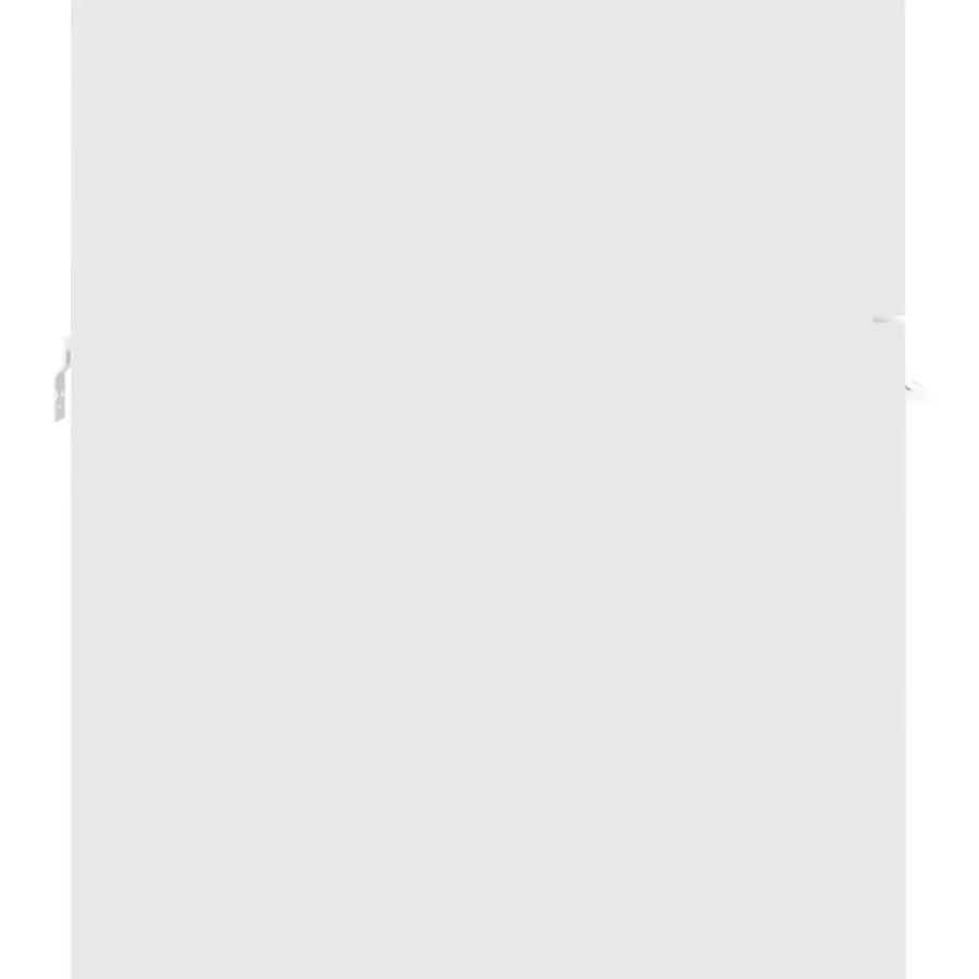 vidaXL - Badkamermeubelset - Wit - Bewerkt hout - 41 x 38.5 x 46 cm