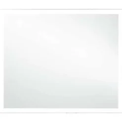 vidaXL - Badkamerspiegel - Zilver - Glas - 60 x 50 cm