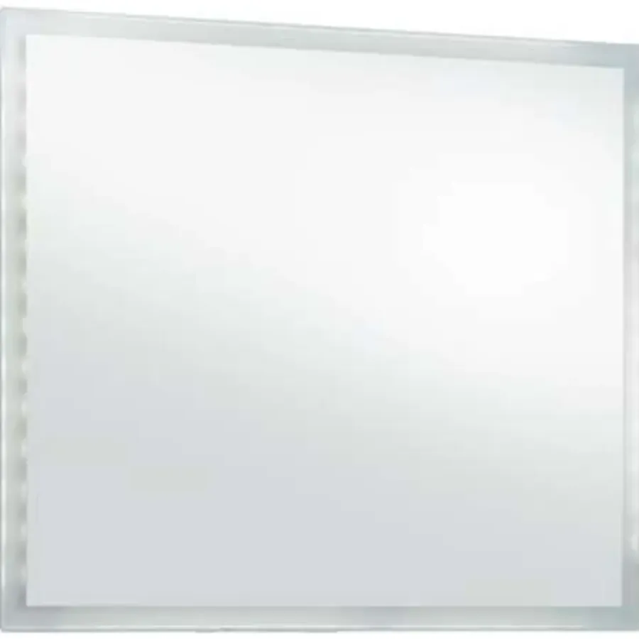 vidaXL - Badkamerspiegel - Zilver - Glas - 60 x 50 cm