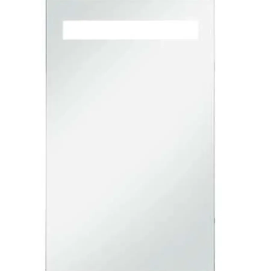 Spiegelkasten-vidaXL - Badkamerspiegel - Zilver - Glas - 60 x 100 cm