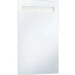 Spiegelkasten-vidaXL - Badkamerspiegel - Zilver - Glas - 60 x 100 cm