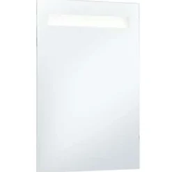 Spiegelkasten-vidaXL - Badkamerspiegel - Zilver - Glas - 60 x 100 cm