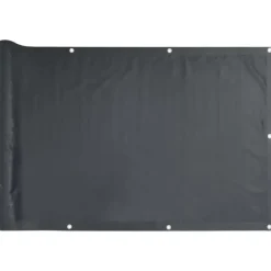 vidaXL - Balkonscherm - Antraciet - 90 x 500 cm