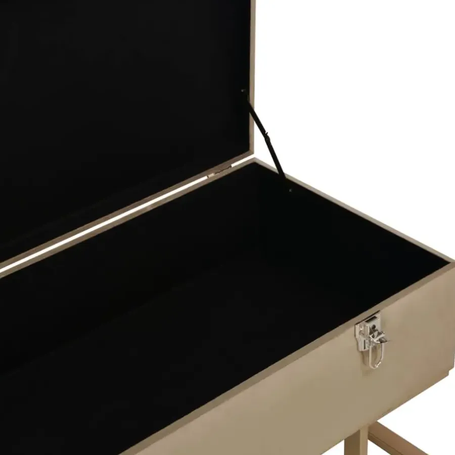 Bankjes-vidaXL - Bank - Beige - Stof