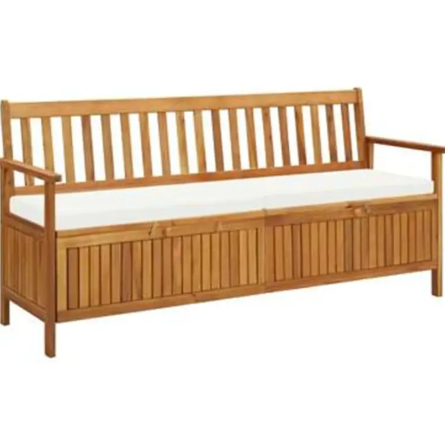 vidaXL - Bank - Bruin - Hout - 170 cm