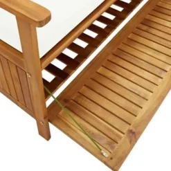vidaXL - Bank - Bruin - Hout - 170 cm