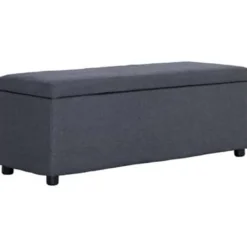 vidaXL - Bank - Grijs - Polyester