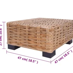 Loungesets-vidaXL - Bankset - Bruin - Rattan