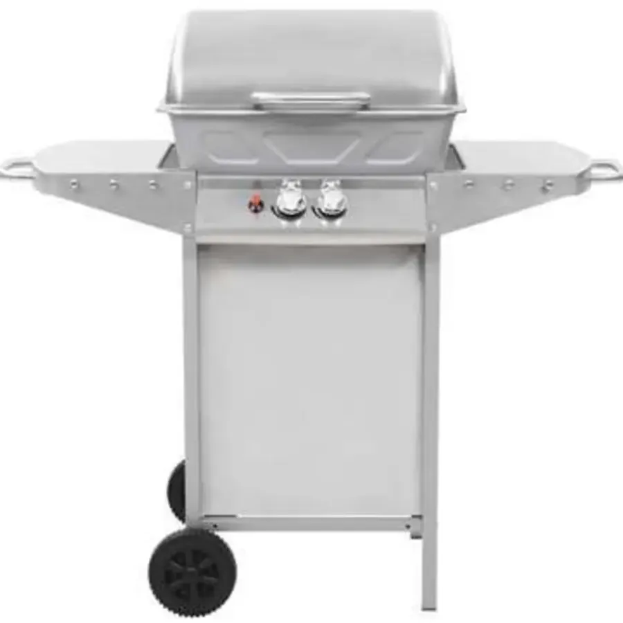 vidaXL - Barbecue - Zilver - Roestvrij staal