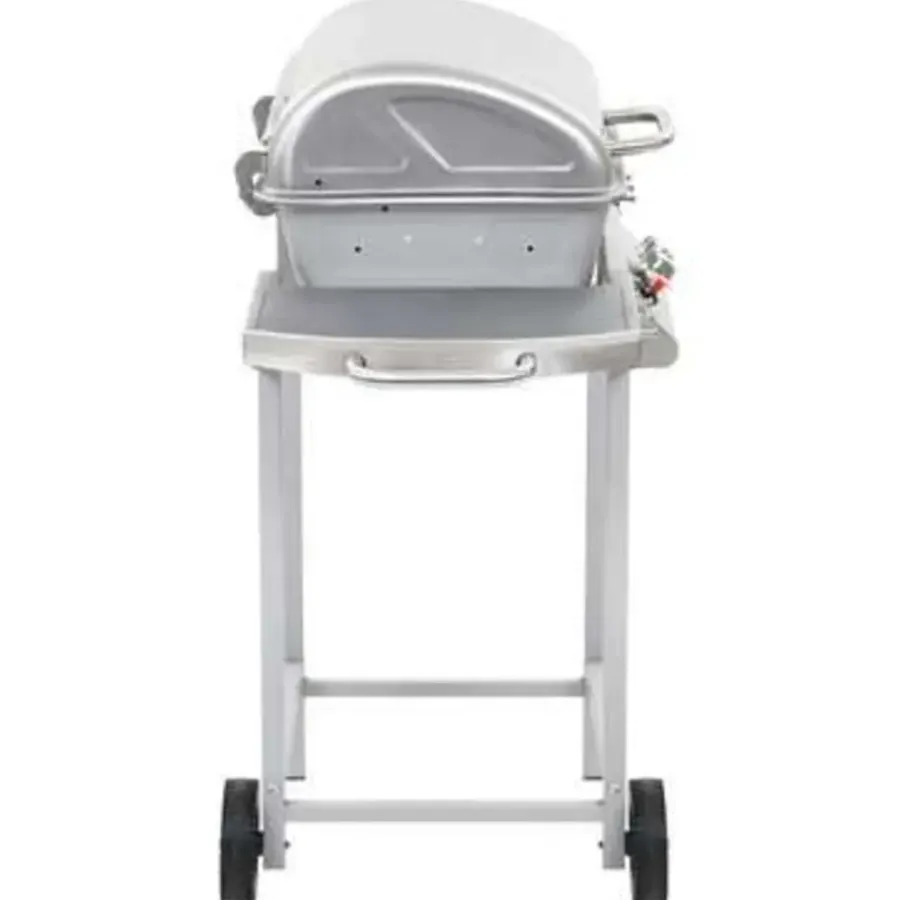 vidaXL - Barbecue - Zilver - Roestvrij staal