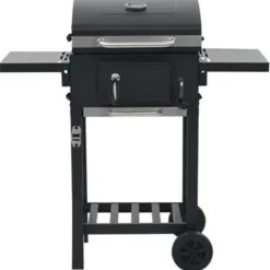 vidaXL - Barbecue - Zwart - Staal