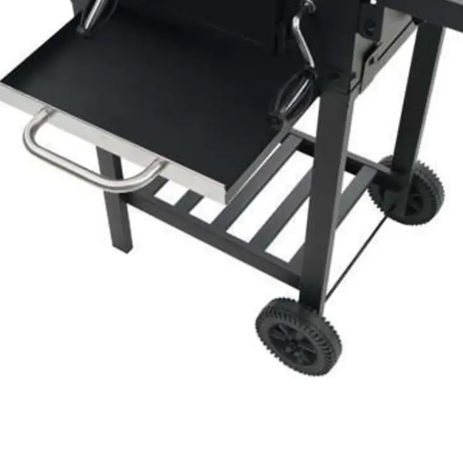 vidaXL - Barbecue - Zwart - Staal
