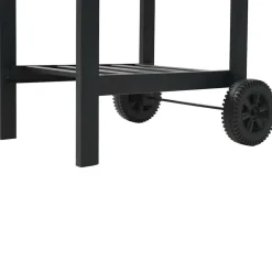 vidaXL - Barbecue - Zwart - Staal