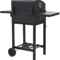vidaXL - Barbecue - Zwart - Staal