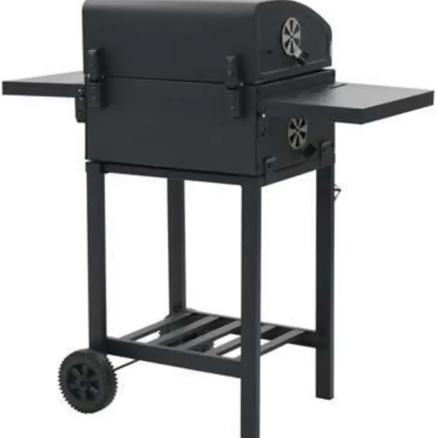 vidaXL - Barbecue - Zwart - Staal