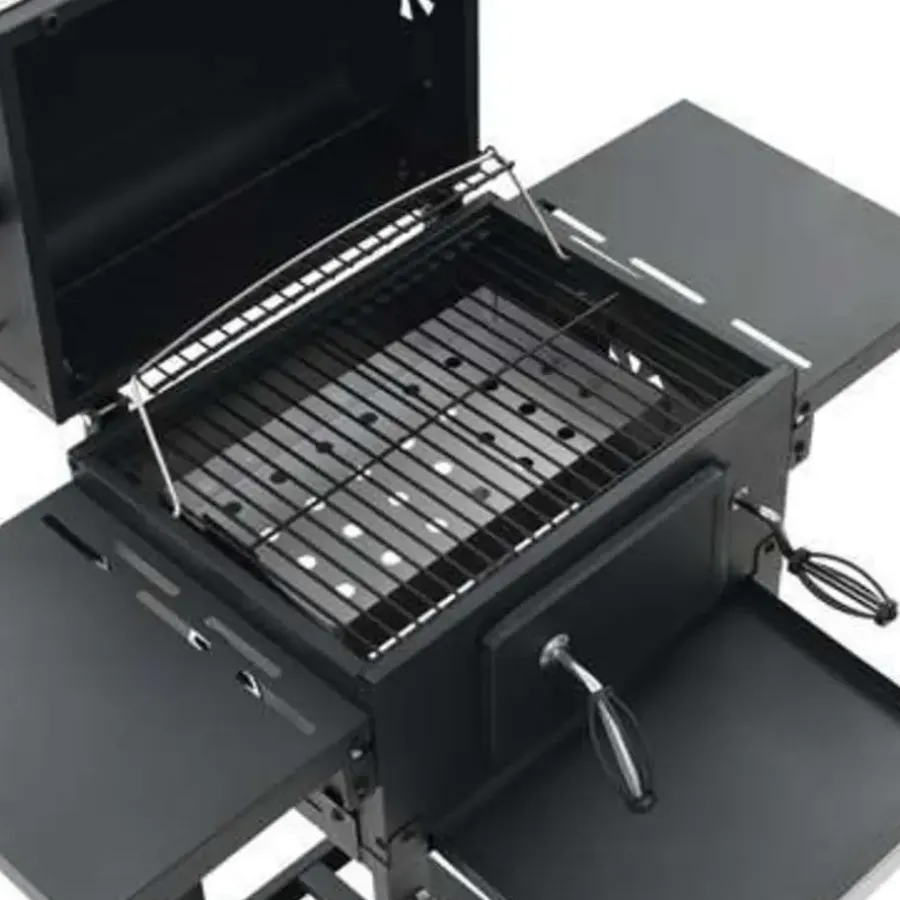 vidaXL - Barbecue - Zwart - Staal