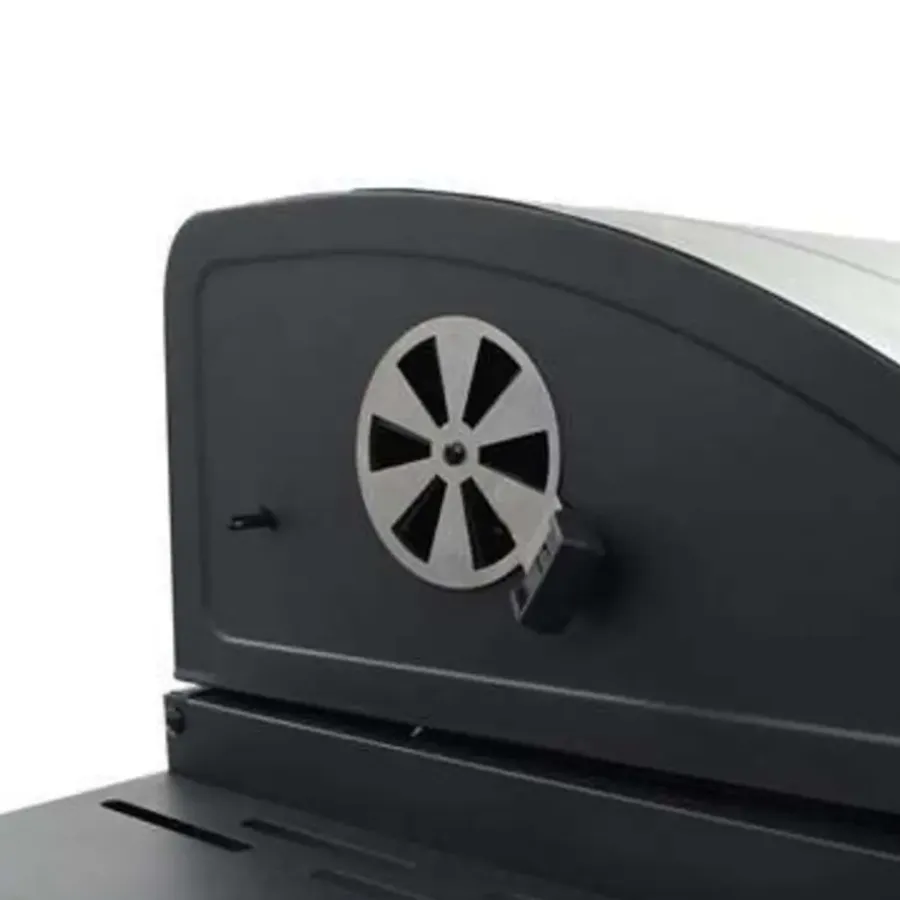 vidaXL - Barbecue - Zwart - Staal