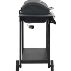 vidaXL - Barbecue - Zwart - Staal