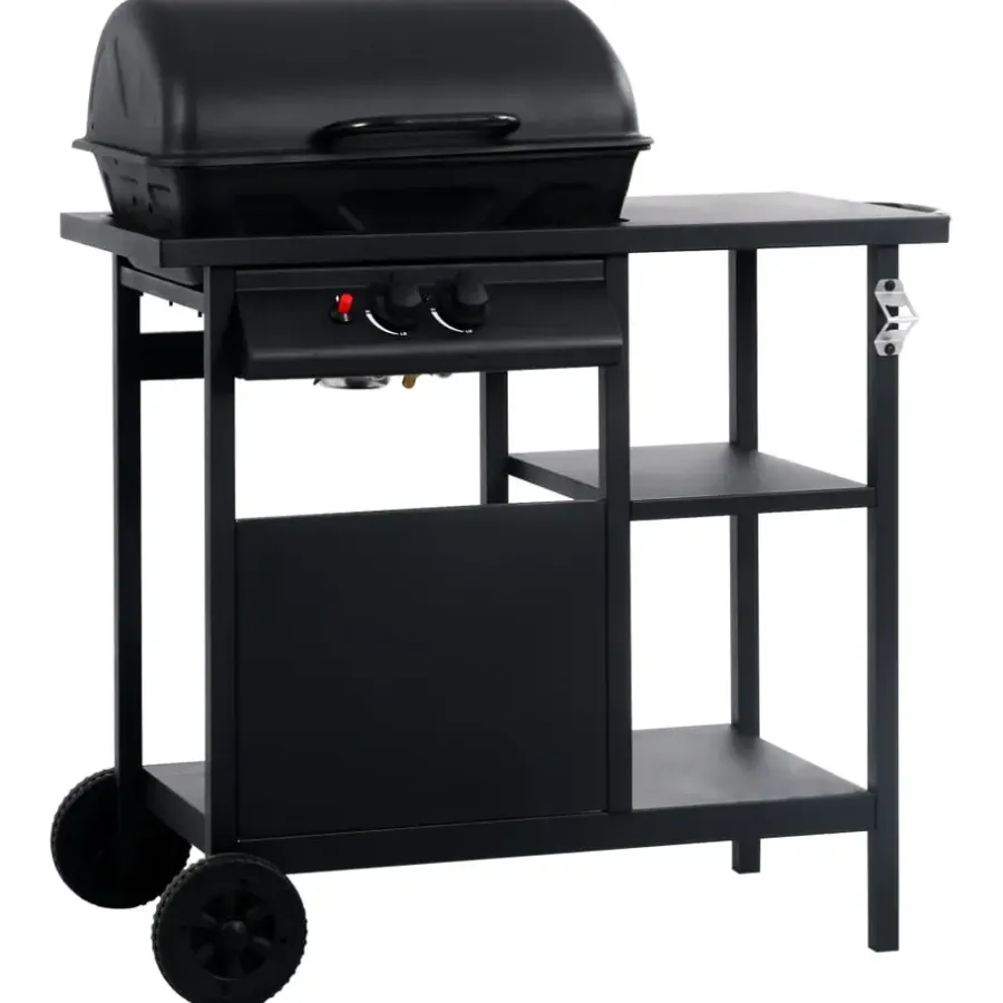 Barbecues En Accessoires-vidaXL - Barbecue - Zwart - Staal