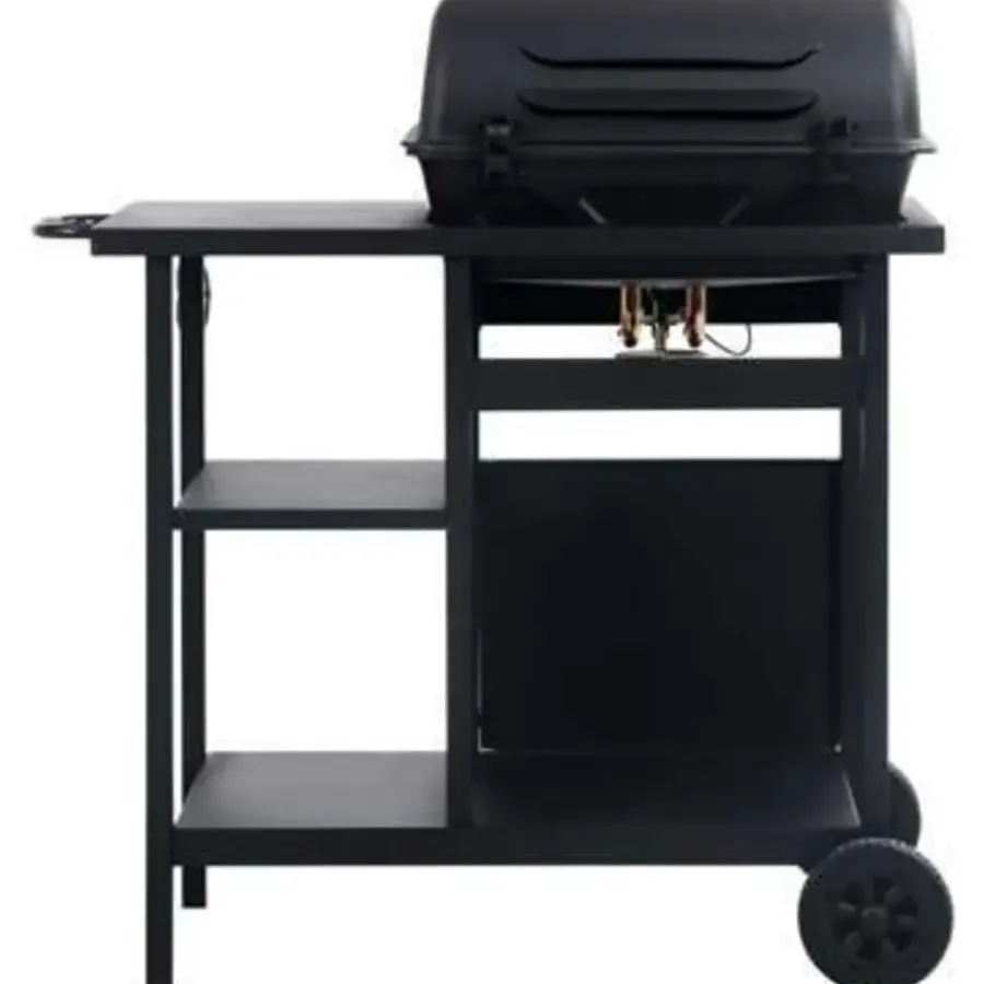 Barbecues En Accessoires-vidaXL - Barbecue - Zwart - Staal