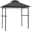 vidaXL - Barbecue Paviljoen - Antraciet - Staal