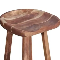vidaXL - Barkruk - Bruin - Hout - 2 stuks