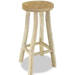 vidaXL - Barkruk - Bruin - Hout