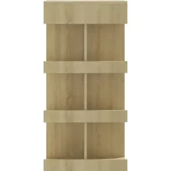 vidaXL - Bartafel - Bruin - Bewerkt hout