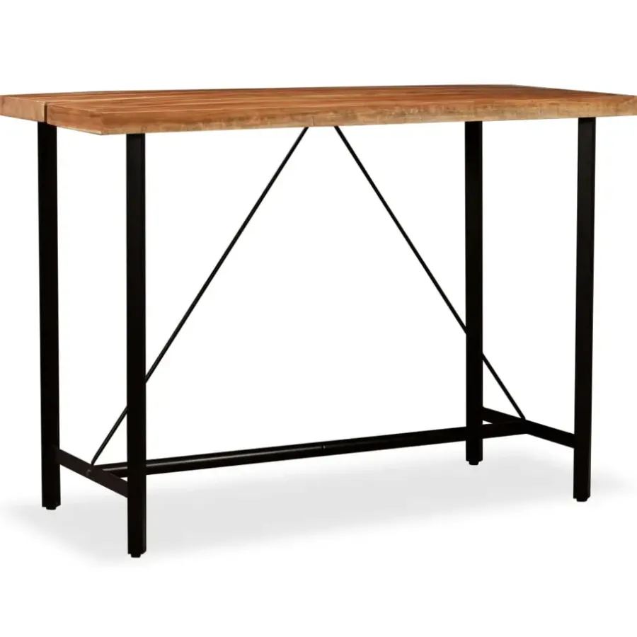 Bartafels-vidaXL - Bartafel - Bruin - Hout - 150 x 70 x 107 cm