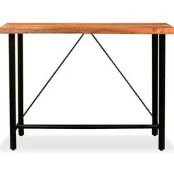 Bartafels-vidaXL - Bartafel - Bruin - Hout - 150 x 70 x 107 cm