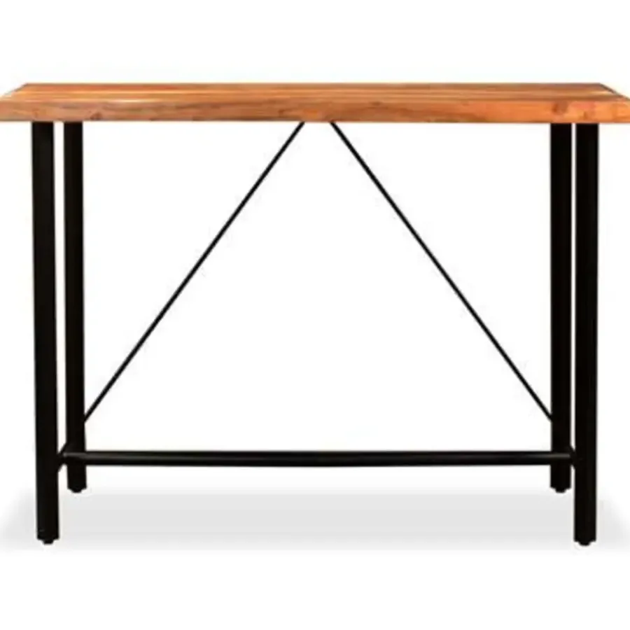 Bartafels-vidaXL - Bartafel - Bruin - Hout - 150 x 70 x 107 cm