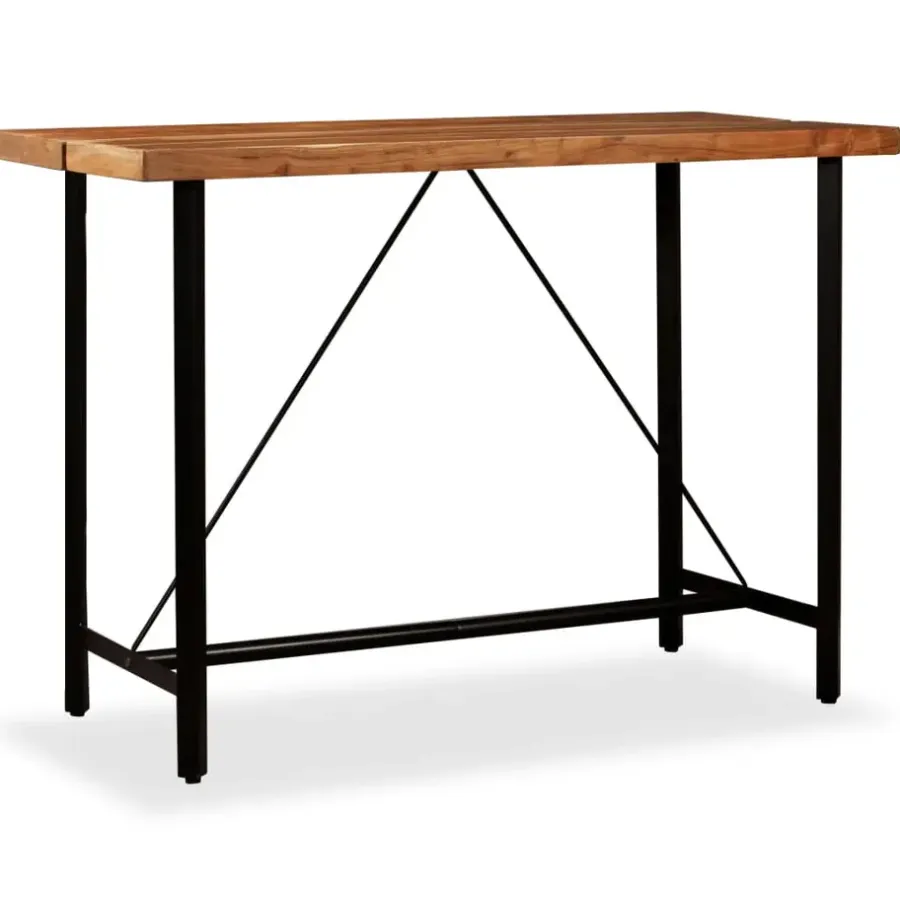 Bartafels-vidaXL - Bartafel - Bruin - Hout - 150 x 70 x 107 cm