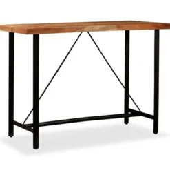 Bartafels-vidaXL - Bartafel - Bruin - Hout - 150 x 70 x 107 cm
