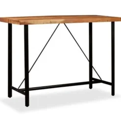 Bartafels-vidaXL - Bartafel - Bruin - Hout - 150 x 70 x 107 cm