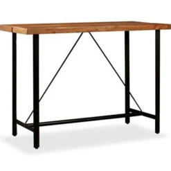 Bartafels-vidaXL - Bartafel - Bruin - Hout - 150 x 70 x 107 cm